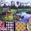 Floating Over Sisters Jigsaw Puzzle