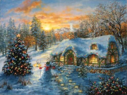 Christmas Cottage Jigsaw Puzzle