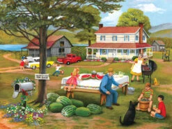 Family Cookout Jigsaw Puzzle
