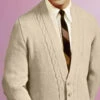 Man's Cable Cardigan Pattern