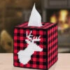 Stag Head Tissue Box Cover Plastic Canvas Kit