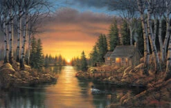 Shadows Of The Evening Jigsaw Puzzle