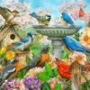 Bird Bath Jigsaw Puzzle