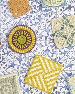 100 Crochet Tiles Book -Clover Store 33558c