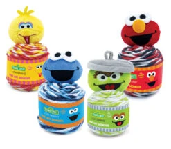Sesame Street One Hat Wonder Yarn Set Of 4