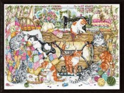 Sew Many Kittens Cross Stitch Kit