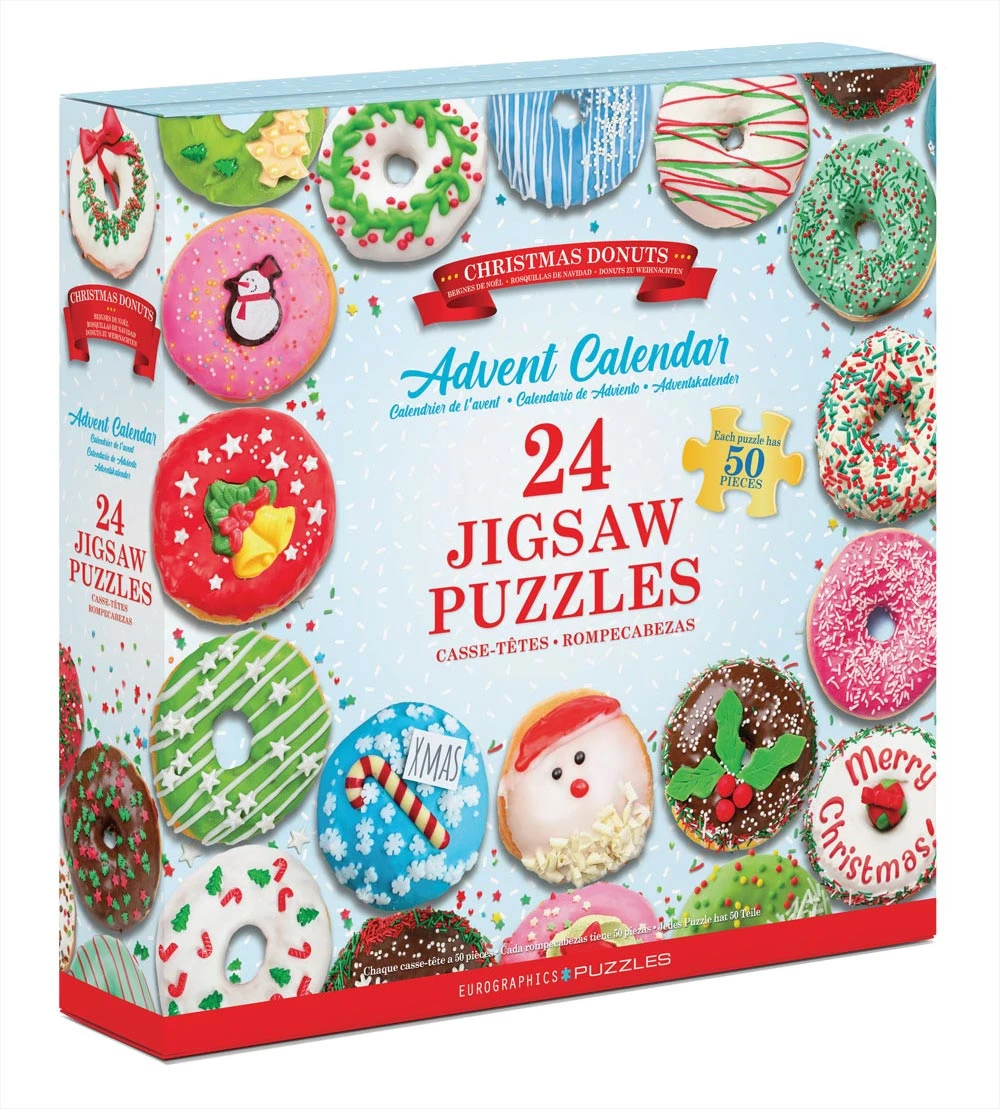 Eurographics Christmas Donuts Advent Calendar Puzzle 1 Eurographics Christmas Donuts Advent Calendar Puzzle
