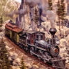 Locomotive Curve Jigsaw Puzzle