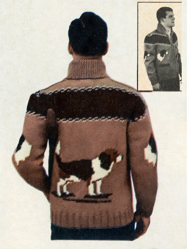 Beagle Hound Cardigan Pattern 1 Beagle Hound Cardigan Pattern