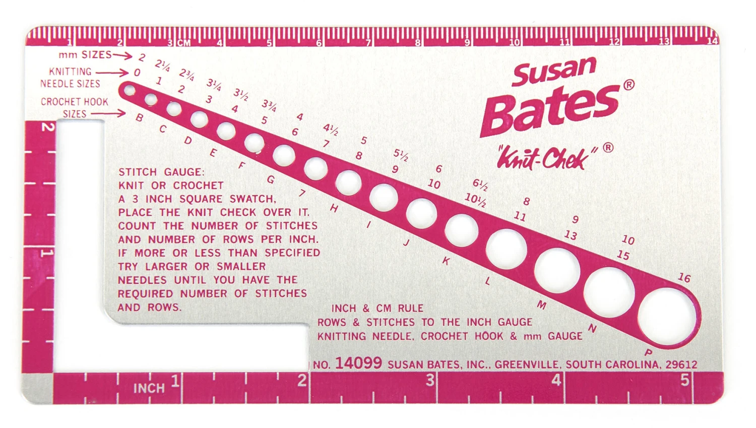 Knit-Check Gauge 1 Knit-Check Gauge