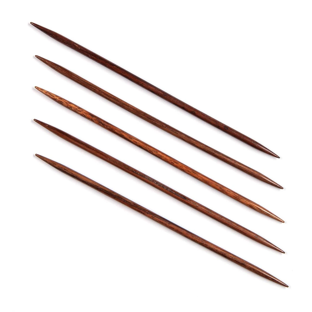 San Wood 6" Double Pointed Knitting Needles Set Of 5 2 San Wood 6" Double Pointed Knitting Needles Set Of 5 - Image 2