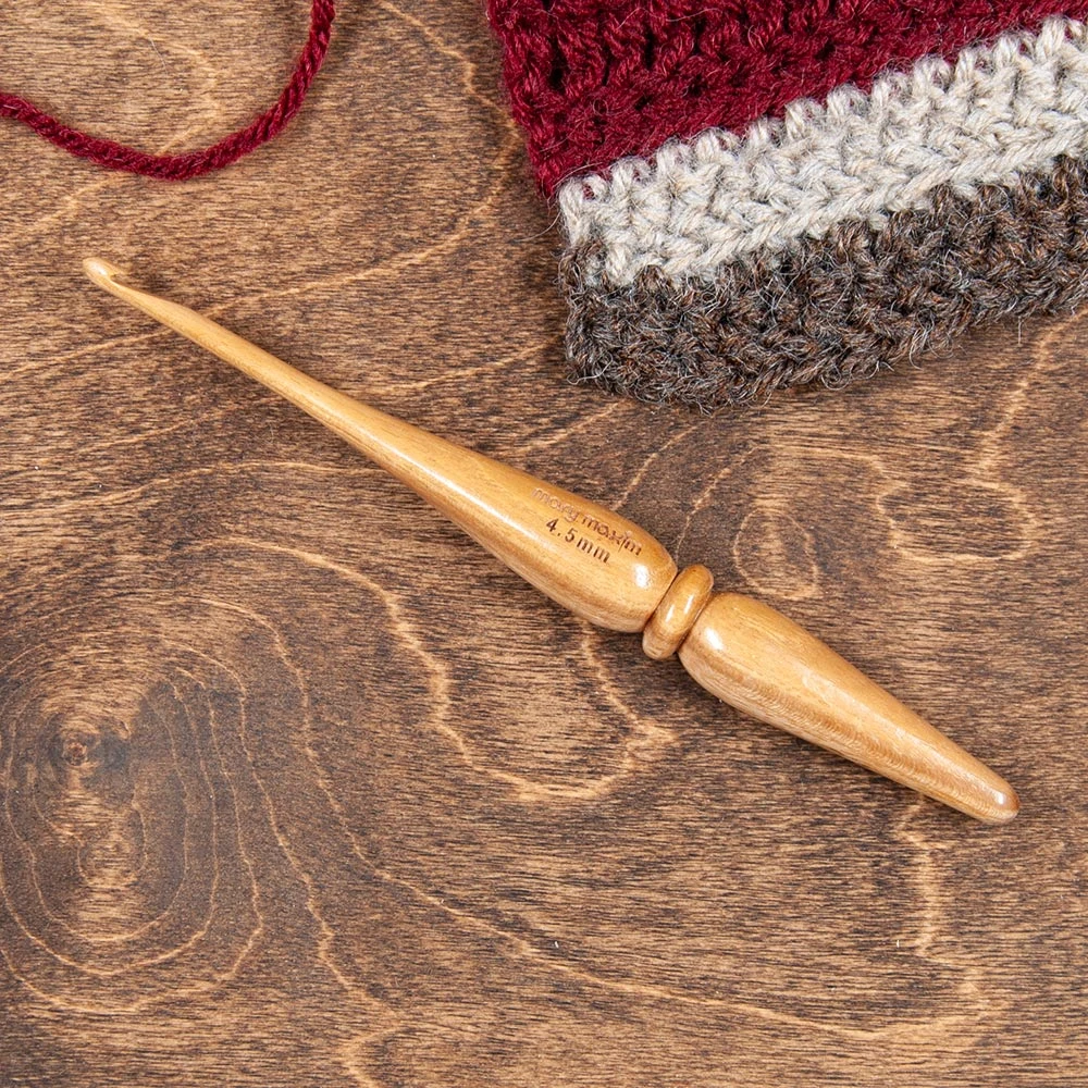Teak Wood Crochet Hooks 3 Teak Wood Crochet Hooks - Image 3