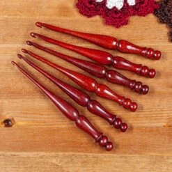 Padauk Wood Crochet Hooks