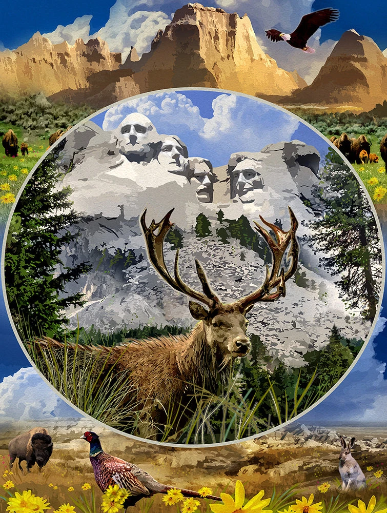 Mount Rushmore Jigsaw Puzzle 1 Mount Rushmore Jigsaw Puzzle