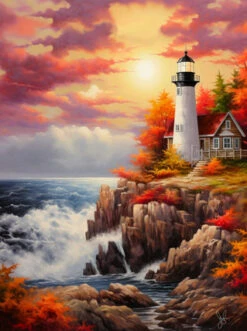 Paradise On A Cliff Jigsaw Puzzle
