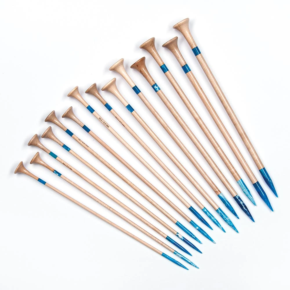 Maple Wood Single Point Knitting Needles 1 Maple Wood Single Point Knitting Needles
