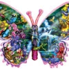 Butterfly Waterfall Jigsaw Puzzle