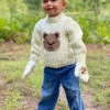 Teddy Bear Pullover & Mitts