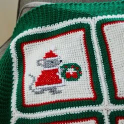 Santa Mouse Throw 8 Santa Mouse Throw -Clover Store 96240d