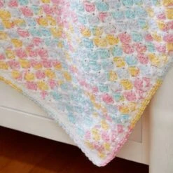 Criss Cross Hearts Crochet Baby Blanket -Clover Store AKP MM CrissCrossheartBabyBlanket 003