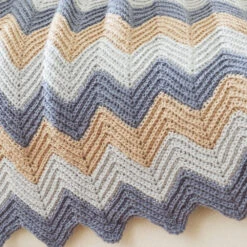 Knit Or Crochet Ripple Afghan -Clover Store AKP MM CrochetRipple 3