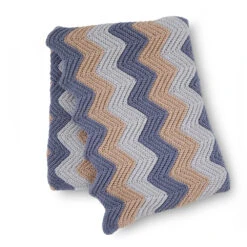 Knit Or Crochet Ripple Afghan -Clover Store AKP MM CrochetRipple LayFlat