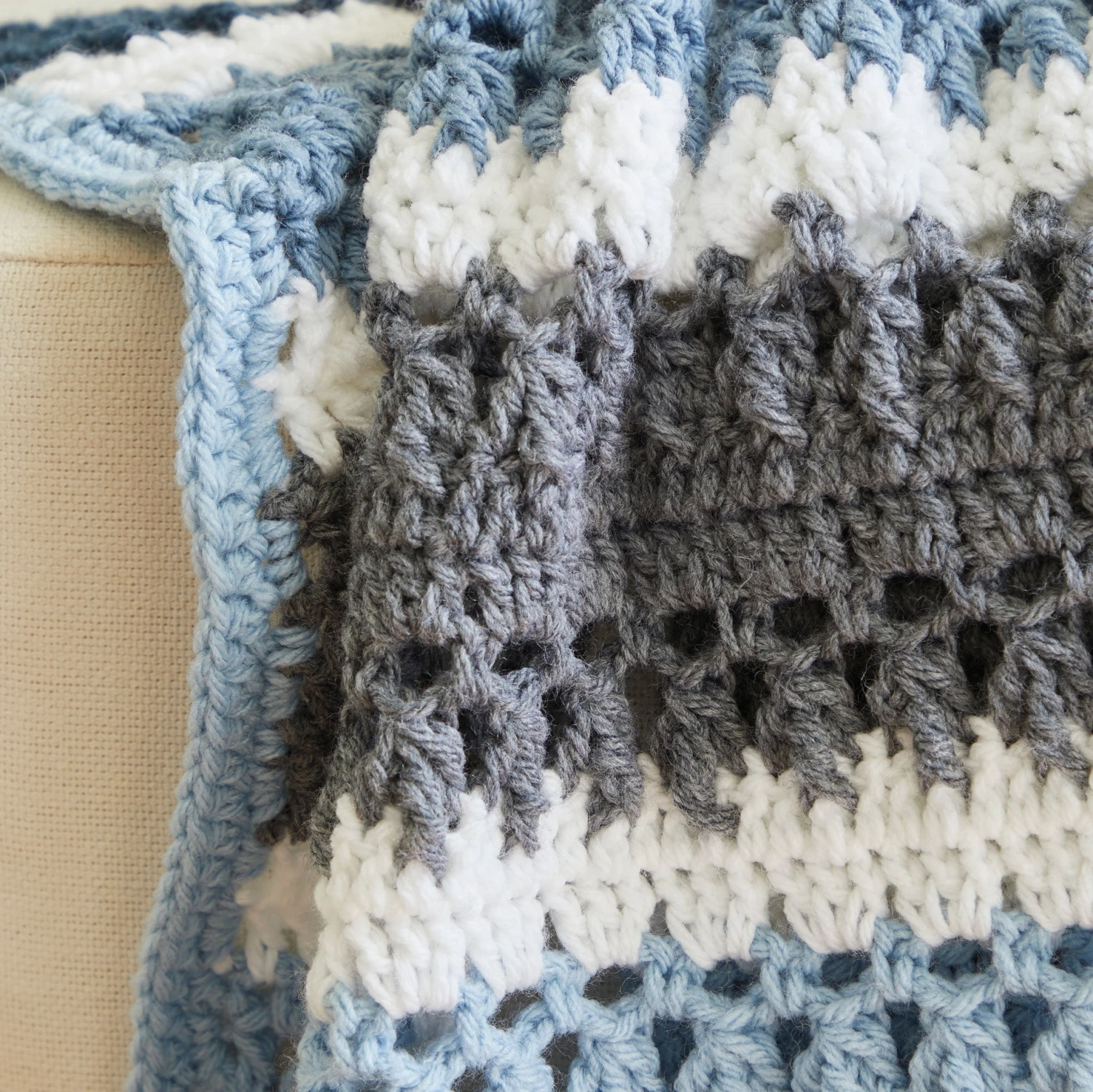 Stripe Upon Stripe Crochet Afghan 3 Stripe Upon Stripe Crochet Afghan - Image 3