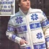 Men's Snowflake Cardigan Pattern