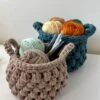 Puff Stitch Baskets