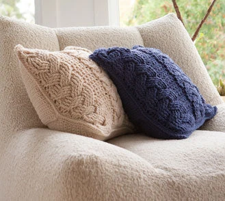 Cozy Cottage Cabled Pillow Cover 2 Cozy Cottage Cabled Pillow Cover - Image 2