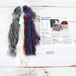 Let It Snow Plastic Canvas Ensemble 18 Let It Snow Plastic Canvas Ensemble -Clover Store LetItSnowTissueBoxCoverPlasticCanvasCraftKit25612fl