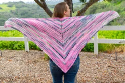 Lullaby Triangle Shawl 14 Lullaby Triangle Shawl -Clover Store Linked Crochet Scalloped Shawl Pattern wowm 18