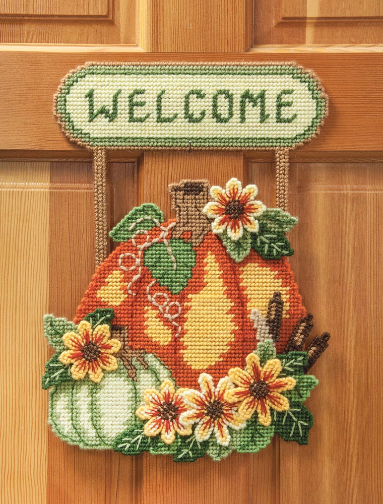 Harvest Welcome Plastic Canvas Kit 1 Harvest Welcome Plastic Canvas Kit