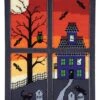 Haunted House Window Frame Plastic Canvas Kit