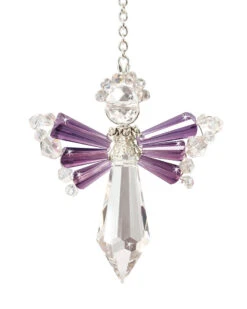 Birthstone Angels Crystal Suncatcher Ornaments 16 Birthstone Angels Crystal Suncatcher Ornaments -Clover Store M3252102