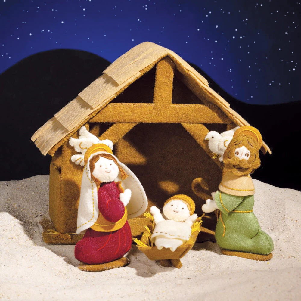 Holy Family Nativity Scene Felt Kit 1 Holy Family Nativity Scene Felt Kit
