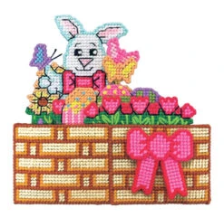 Bunny In A Box Plastic Canvas Kit -Clover Store M34339closed