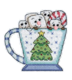 Holiday Mugs 14 Ct. Ornaments -Clover Store M34423a