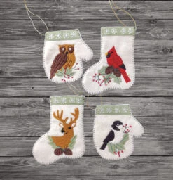 White Pine Felt Ornaments