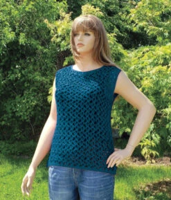 Spring Into Summer Ladies Top -Clover Store M95044DeepTeal