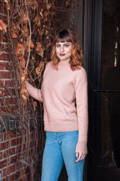 Classic Pullover -Clover Store M95100DesertRose