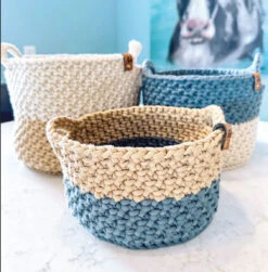 Clover Store 20 Two-Toned Nesting Baskets