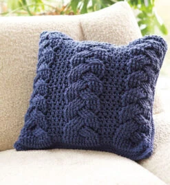 Cozy Cottage Cabled Pillow Cover
