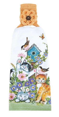 Curious Cats Towel Topper