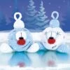 What A Pair Sparkle Crochet Ornaments