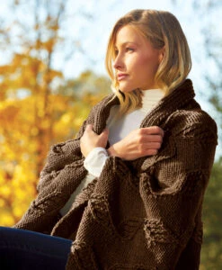 Spinning Ribbon Blanket Pattern -Clover Store M96324Bchocolate d4e47f26 c699 4c71 a99f 1230b23de6a0