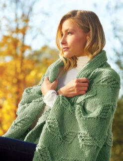 Spinning Ribbon Blanket Pattern -Clover Store M96324Bforestgreen e3845da4 066e 4117 846a c176dc83bd99