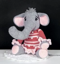 Eric And Emily Elephant Doll Kits -Clover Store M96808