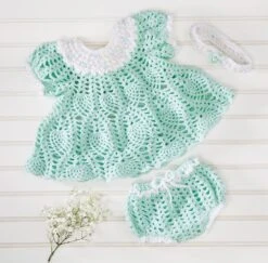 Pineapple Lace Dress And Panties