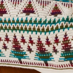 Sholach Into The Woods Afghan -Clover Store MaryMaxim March20233993 copy